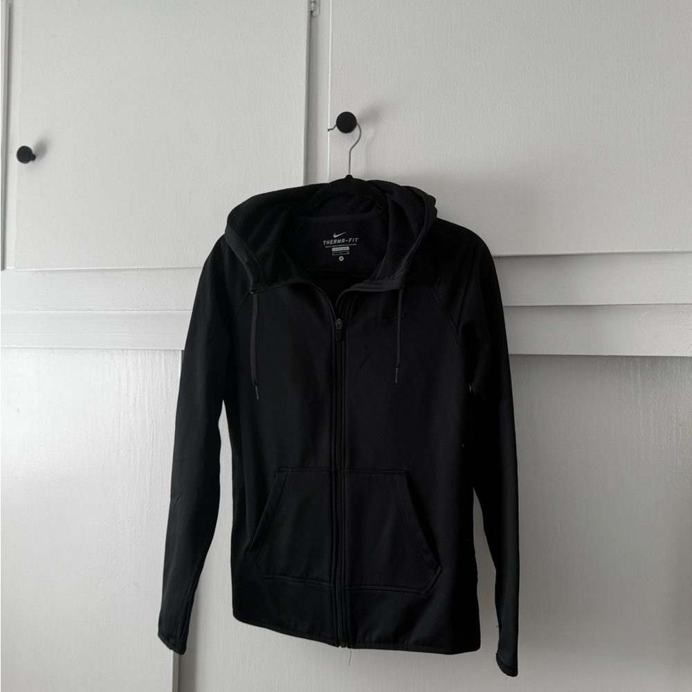 Nike Womens Therma-Fit Black Zip-Up Jacket
